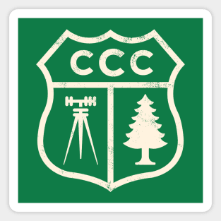 Civilian Conservation Corps - Shield Badge Magnet